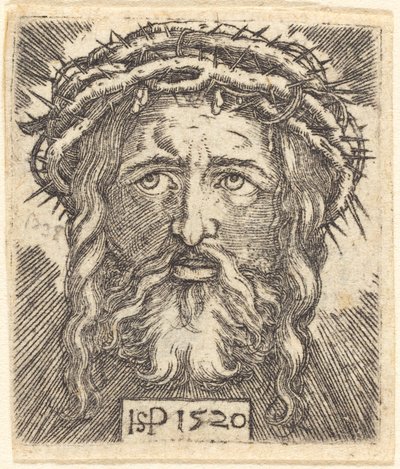La tête du Christ - Sebald Beham