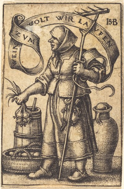La marchande - Sebald Beham