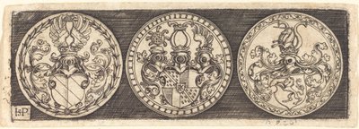 Trois médailles avec armoiries - Sebald Beham