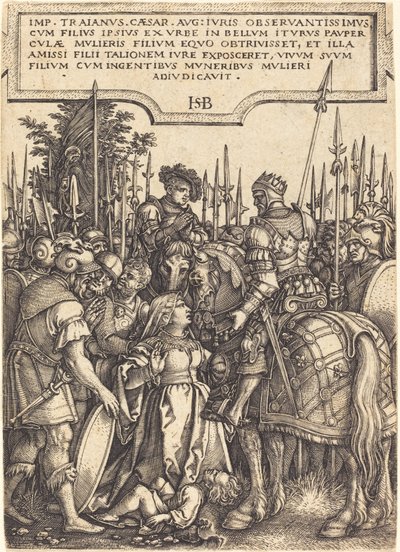 La Justice de Trajan - Sebald Beham