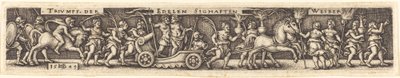 Procession triomphale des nobles femmes glorieuses - Sebald Beham