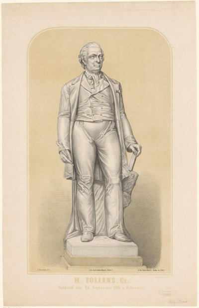 Statue de Hendrik Tollens - Sebastiaan Theodorus Voorn Boers