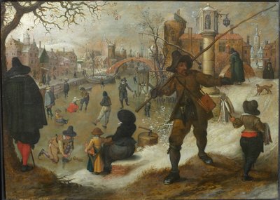 Le Mois de janvier, vers 1618 - Sebastiaen Vrancx