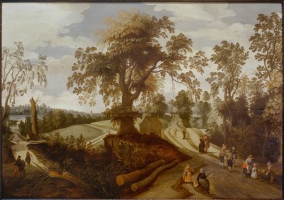 Paysage estival avec promeneurs - Sebastian Vrancx
