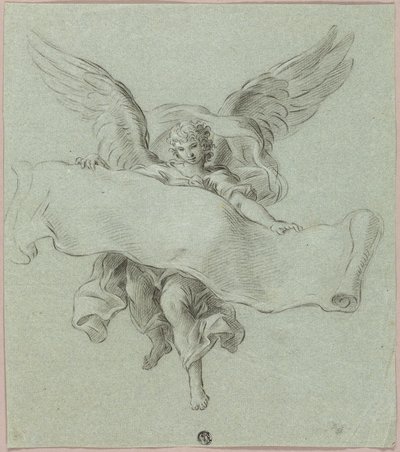 Ange avec parchemin - Sebastiano Conca