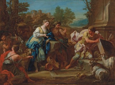 Jacob et Rachel au puits - Sebastiano Conca