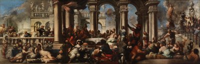 Le Banquet de Cléopâtre, 1660 - Sebastiano Mazzoni