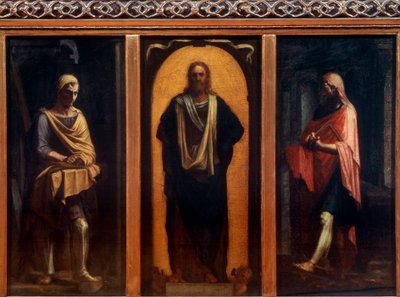 Christ avec deux Saints - Sebastiano Piombo del