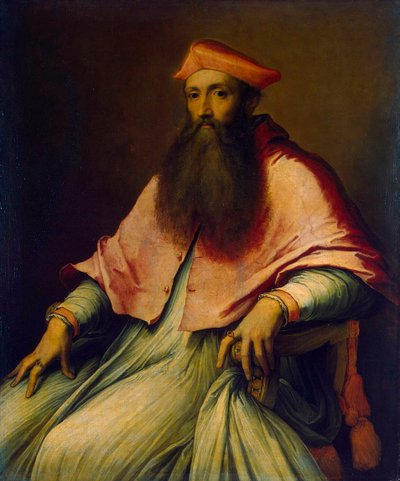 Portrait du cardinal Reginald Pole - Sebastiano Piombo del