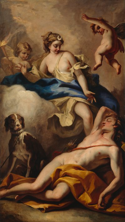 Diane et Endymion - Sebastiano Ricci