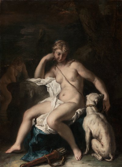 Diane et son chien, vers 1717-20 - Sebastiano Ricci