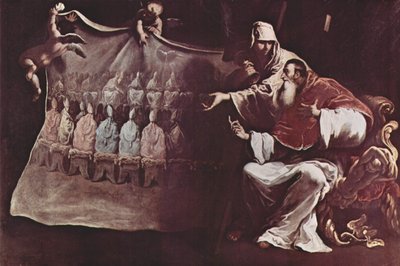 Le pape Paul III inspiré par la foi au concile œcuménique - Sebastiano Ricci