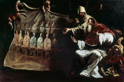Le Pape Paul III inspiré par la Foi pour convoquer le Concile de Trente - Sebastiano Ricci
