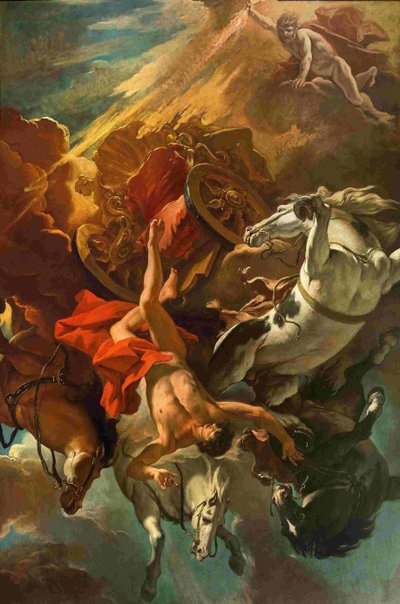 La chute de Phaéton - Sebastiano Ricci