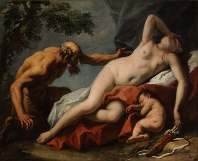 Vénus et Satyre - Sebastiano Ricci