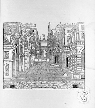 Il secondo libro della perspettiva Scena Tragica - Sebastiano Serlio