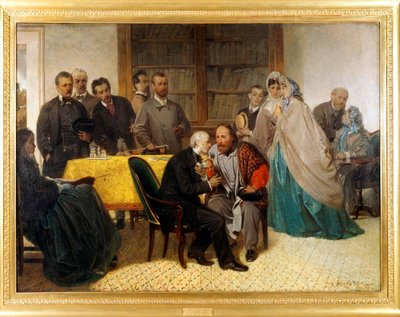 La rencontre de Giuseppe Garibaldi et Alessandro Manzoni - Sebastiano de Albertis