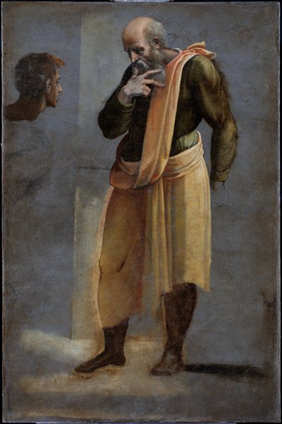 La Visitation - Saint Zacchariah - Sebastiano del (c.1485-1547) Piombo