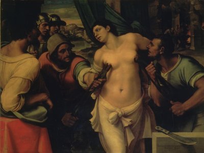 Le Martyre de Sainte Agathe, 1520 - Sebastiano del Piombo
