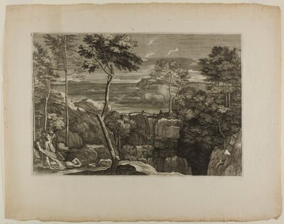 Paysage avec trois brigands et leur victime - Sébastien Bourdon