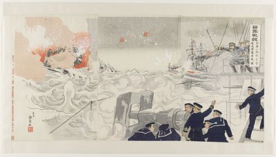 Deuxième attaque sur Port Arthur par les navires Hayatori et Asagiri - Seisai