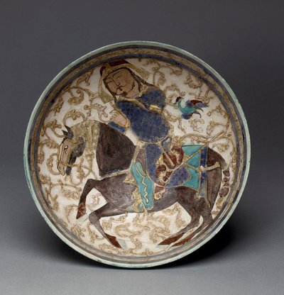 Bol avec prince à cheval d