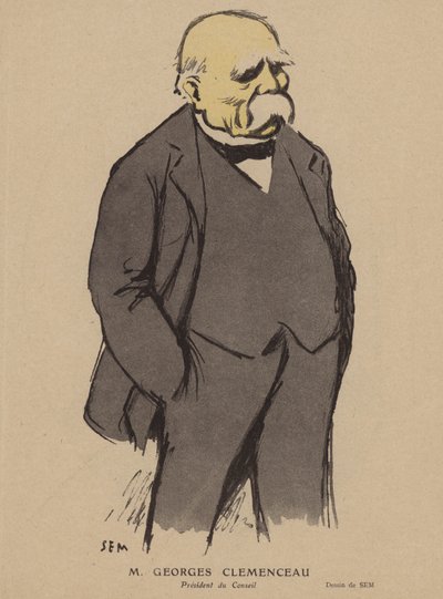 Georges Clemenceau, homme politique français - Sem