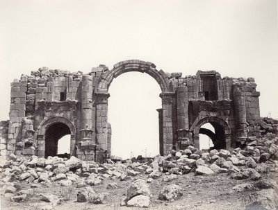 Arc hadrianique à Jerash, 1867 - Sergeant Henry Phillips
