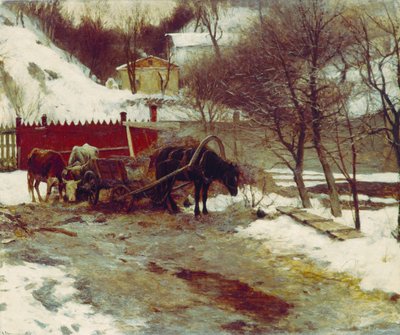 Début du printemps - Sergei Ivanovich Svetoslavsky
