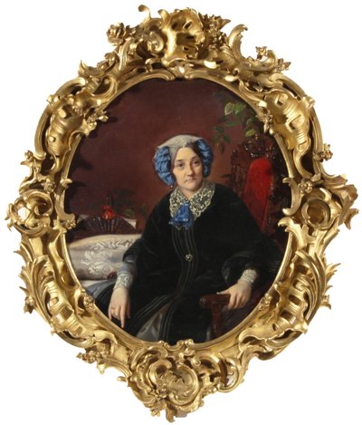 Portrait de la princesse Isabella Adamovna Gagarina 1800-1886, née comtesse Walewska, années 1850 - Sergei Konstantinovich Zaryanko