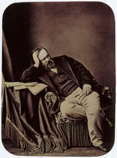 Alexandre Herzen, écrivain et penseur russe, 1861 - Sergei Lvovich Levitsky