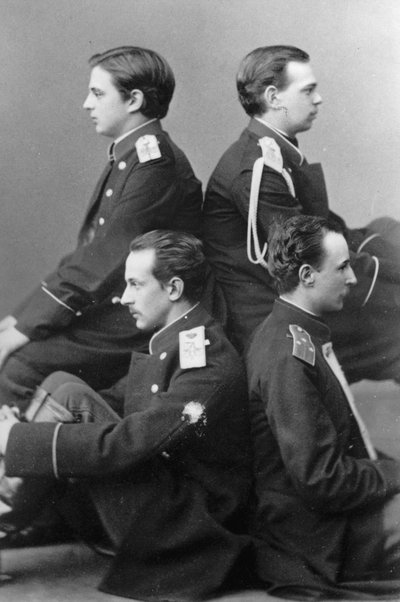 Grands-ducs Alexandre Alexandrovitch et Vladimir Alexandrovitch de Russie - Sergei Lvovich Levitsky