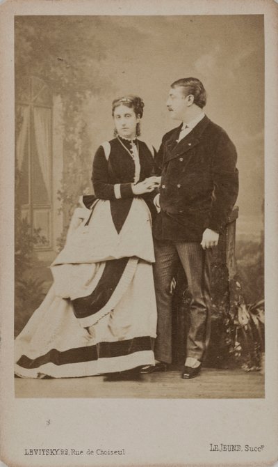 Paul Pavlovich Demidoff, 2e prince de San Donato 1839-1885, avec sa femme, Maria - Sergei Lvovich Levitsky
