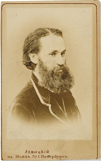 Portrait du violoncelliste Karl Yulievich Davidov 1838-1889, vers 1875 - Sergei Lvovich Levitsky