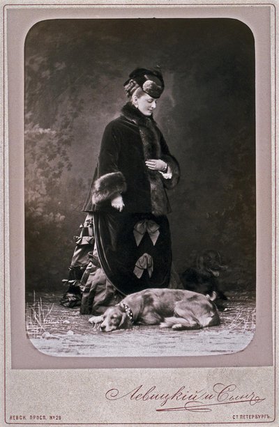 Princesse Ekaterina Mikhailovna Dolgorukova 1847-1922, années 1870 - Sergei Lvovich Levitsky