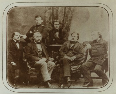 Sovremennik : Ivan Goncharov, Ivan Tourgueniev, Léon Tolstoï, Dmitri Grigorovitch, Alexandre Droujinine et... - Sergei Lvovich Levitsky
