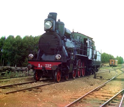 Train russe - Sergei Mikhailovich Prokudin Gorskii