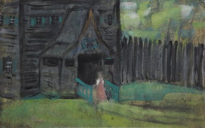 Illustration du Conte de la princesse morte et des sept chevaliers - Sergei Vasilievich Malyutin