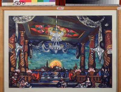 Décor préparatoire pour l