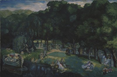 Le repos dans le parc Michael - Sergei Yurievich Sudeykin