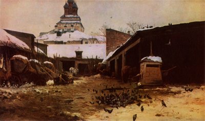 Bord de route à Moscou, 1892, 1965 - Sergey Ivanovich Svetoslavsky