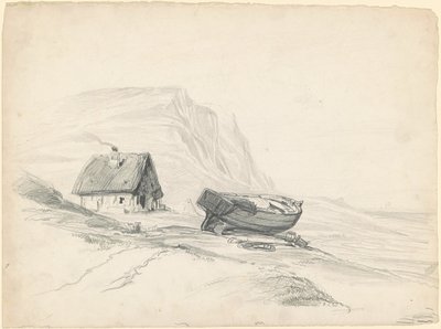 Maison et bateau au bord de l