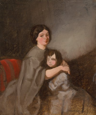 Mère et enfant - Severin Falkman