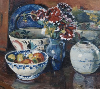 Arrangement avec des pots et des fleurs - Severin Grande
