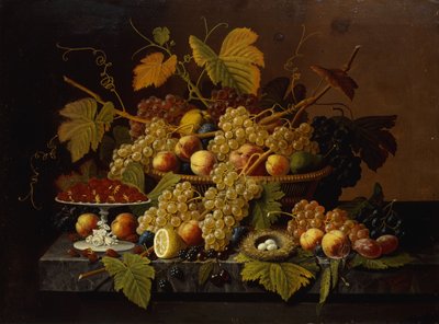 Nature morte avec fruits, 1854 - Severin Roesen