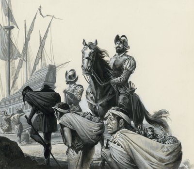 Francisco Pizarro et ses conquistadors - Severino Baraldi
