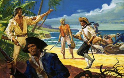 Les mutins du Bounty débarquent sur l