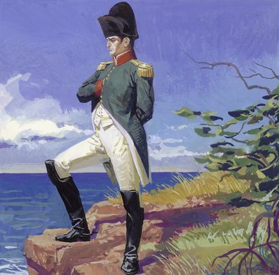 Napoléon en exil sur l