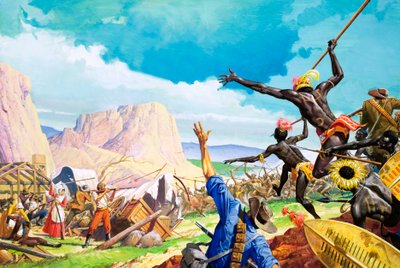 Les Boers se battent pour la terre promise - Severino Baraldi