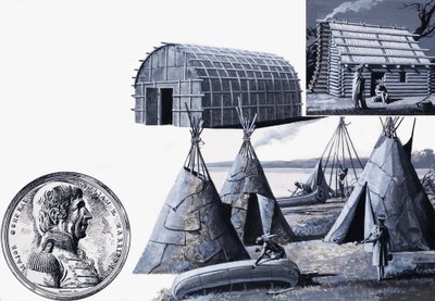 Les maisons des différents types d